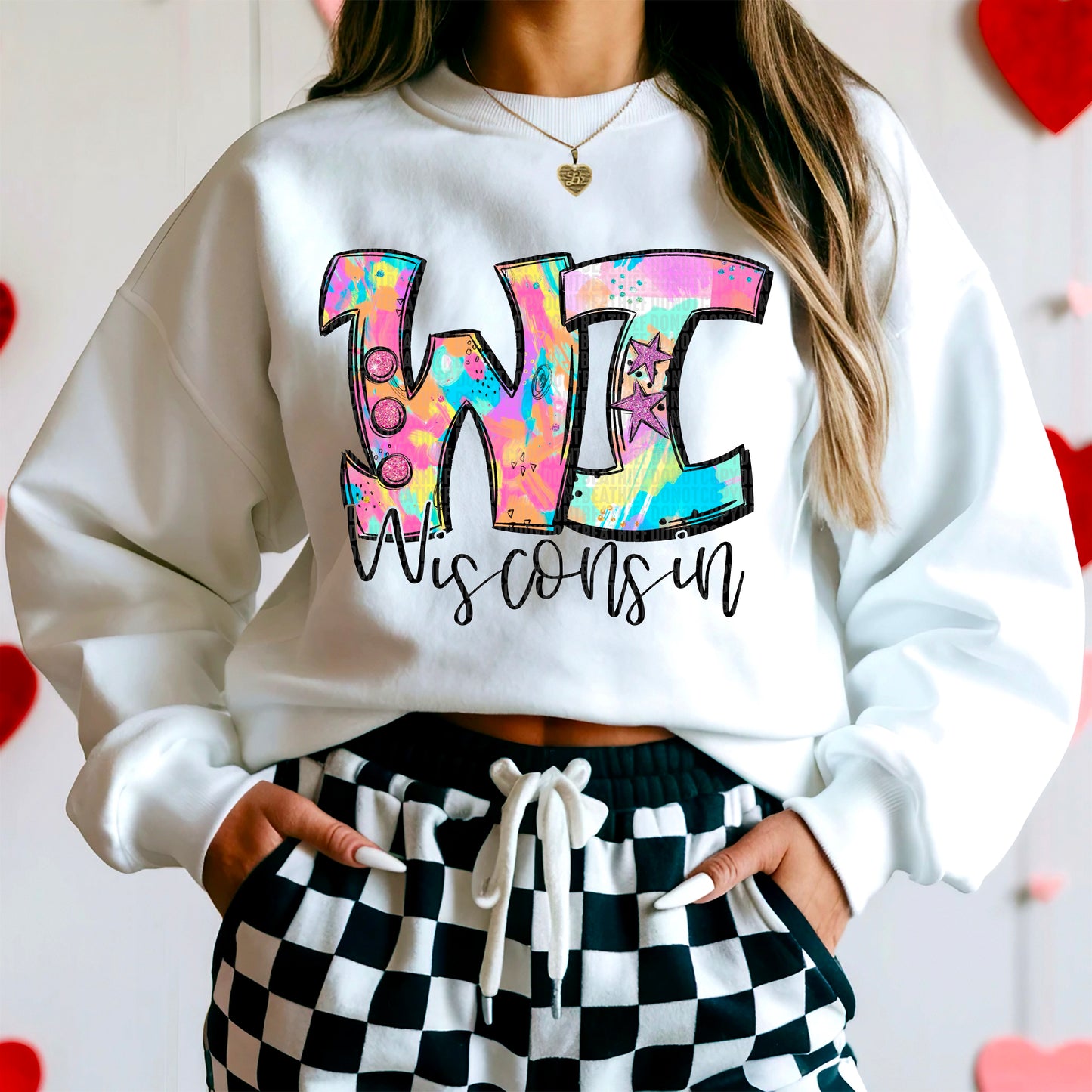 Neon Splashes 50 States- DTF Transfer