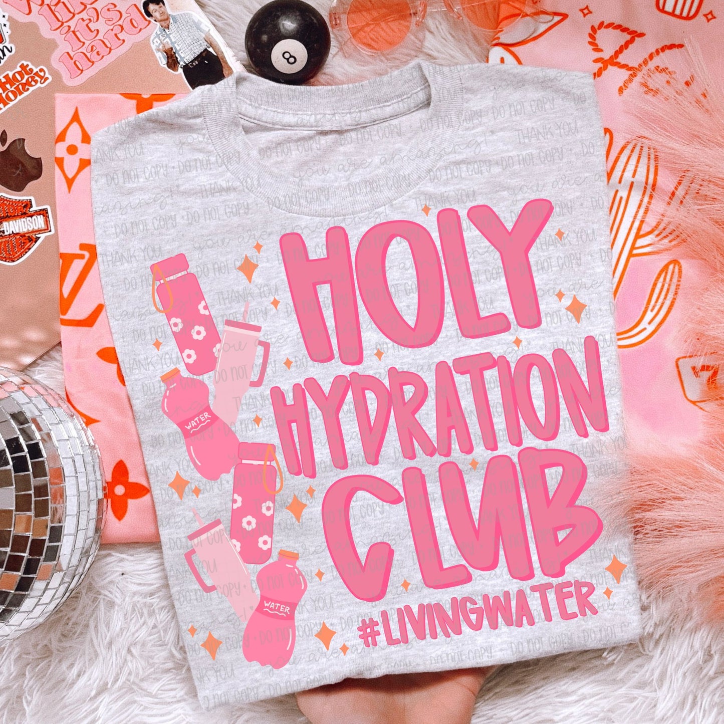 Holy hydration club- DTF Transfer