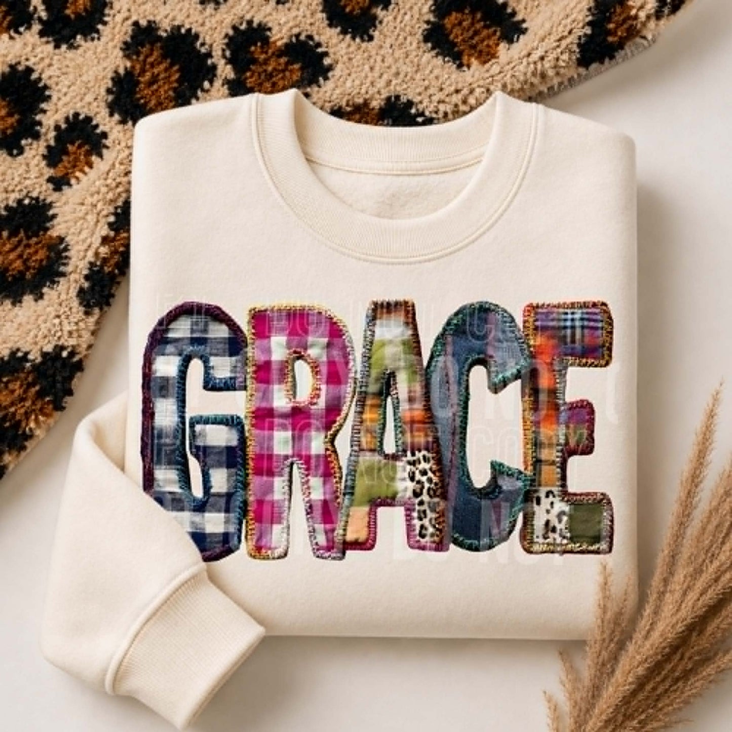 Grace Patchwork - DTF Transfer