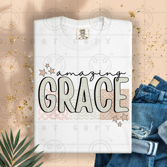Amazing Grace-DTF Transfer