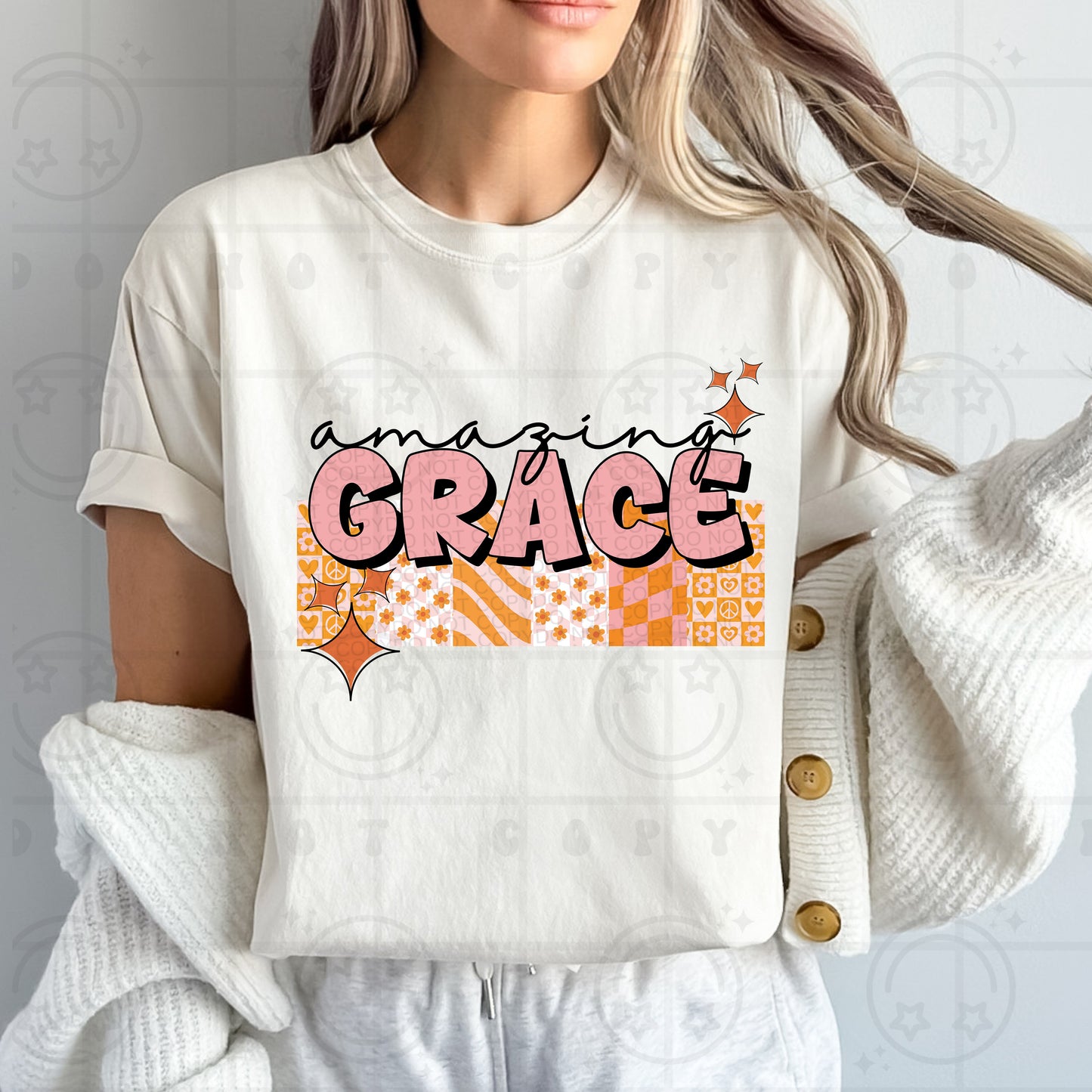 Amazing Grace-DTF Transfer