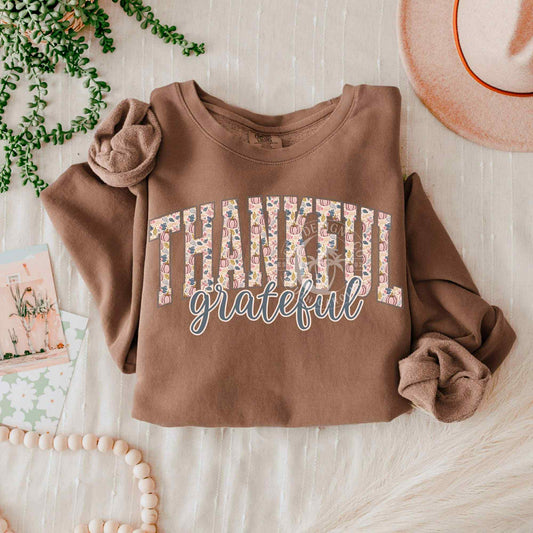 Thankful Grateful- DTF Transfer