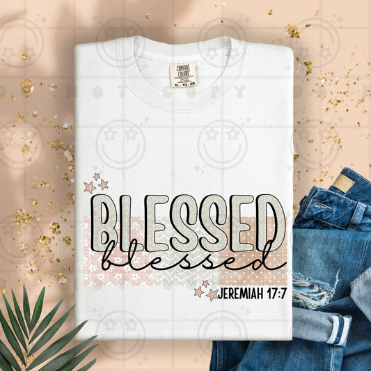 Blessed Jeremiah 17:7-DTF Transfer