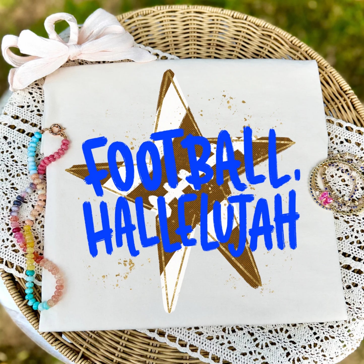 Football Hallelujah Blue - DTF Transfer