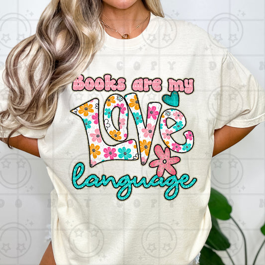 Books are my love language-DTF Transfer
