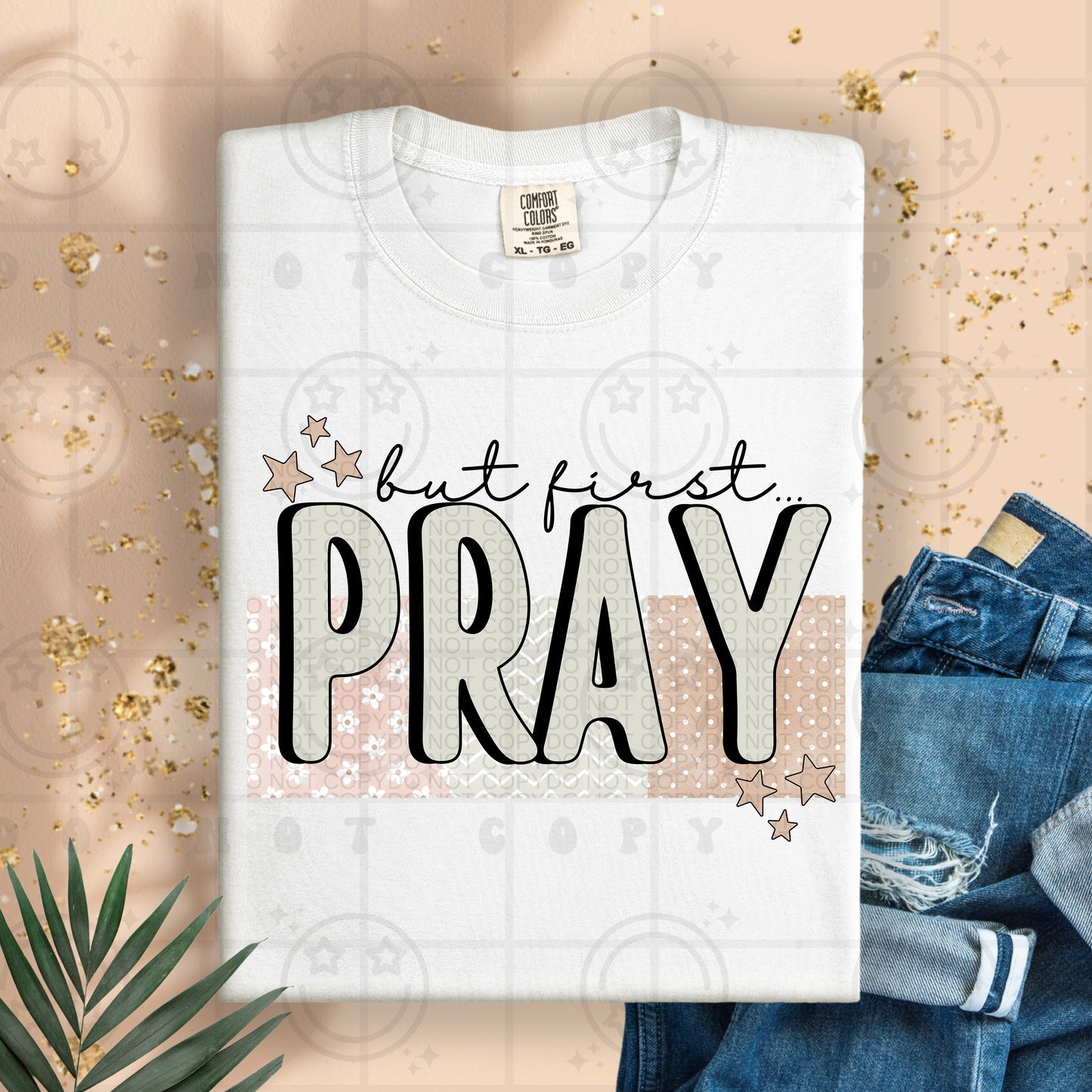 But first Pray-DTF Transfer