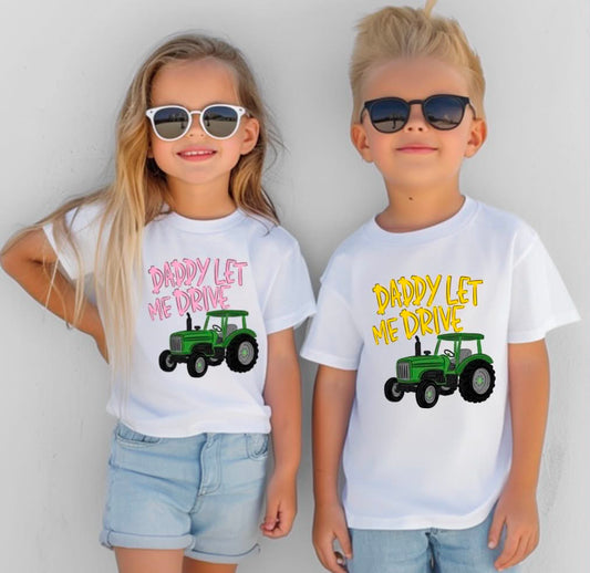 Daddy let me drive- DTF Transfer