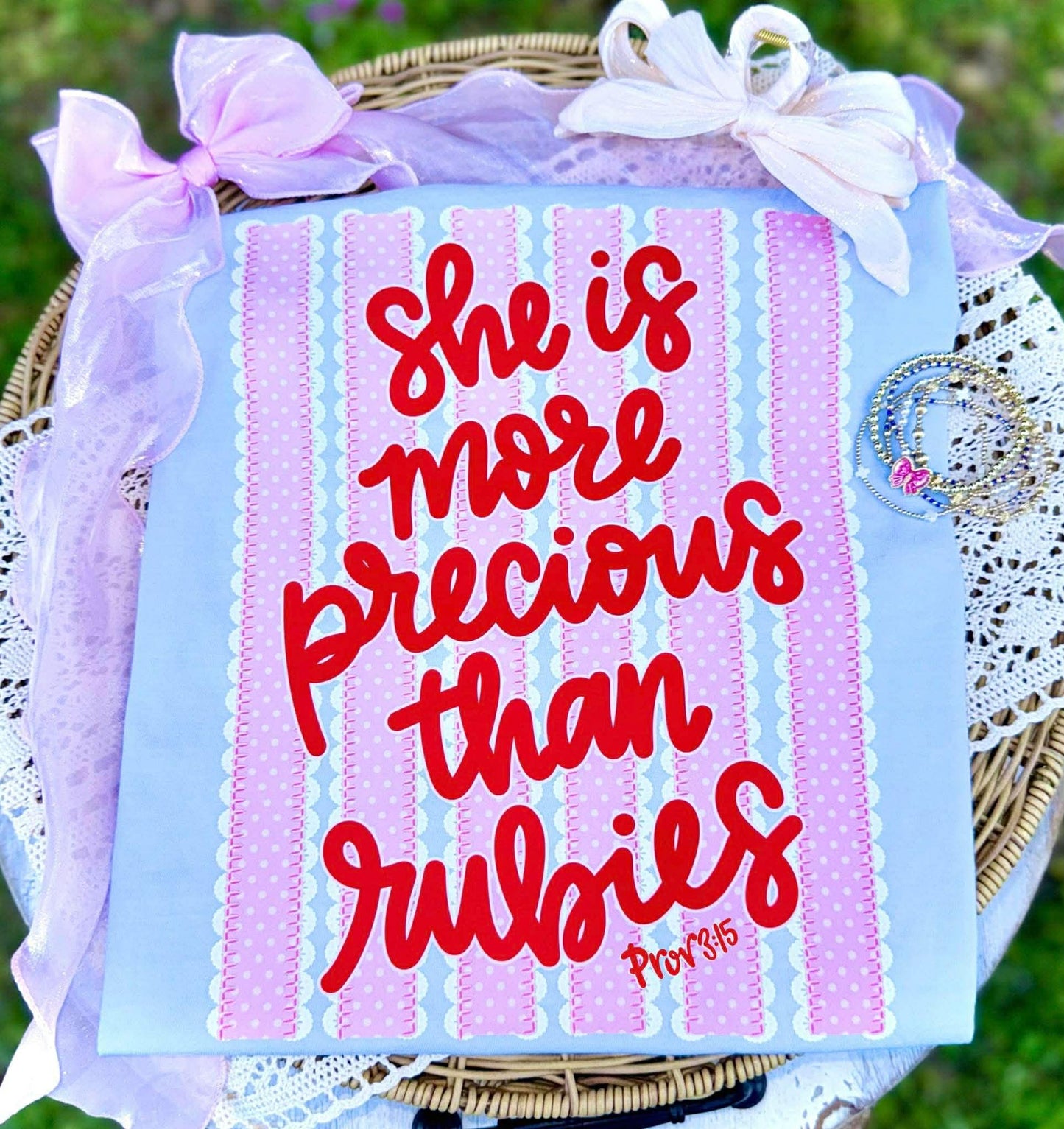 She is more precious than rubies- DTF Transfer