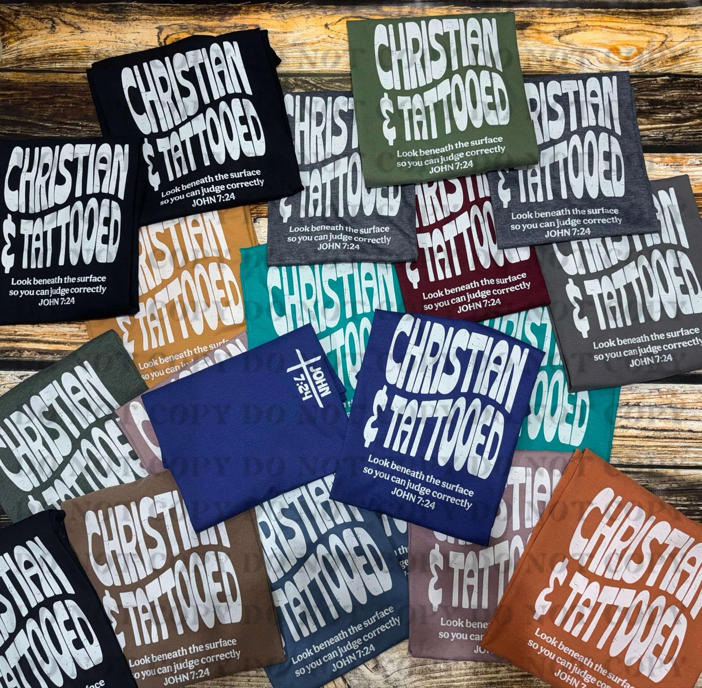 Christian & Tattooed-Mystery color & Brand-Completed