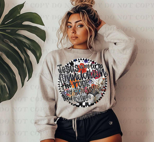 Jesus is my firm foundation-Sweatshirt/Gildan