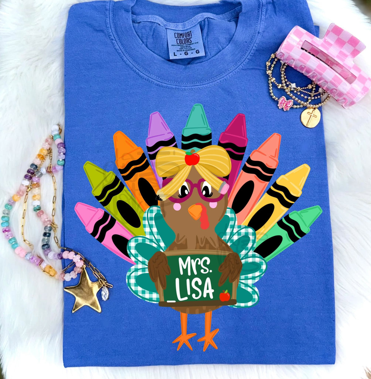 Crayon Turkey - CUSTOM- DTF transfer