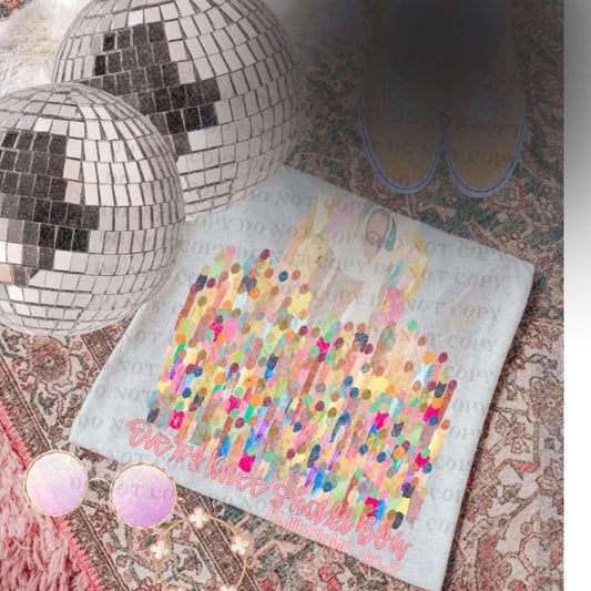 Every Knee (pastel/multi)- DTF Transfer
