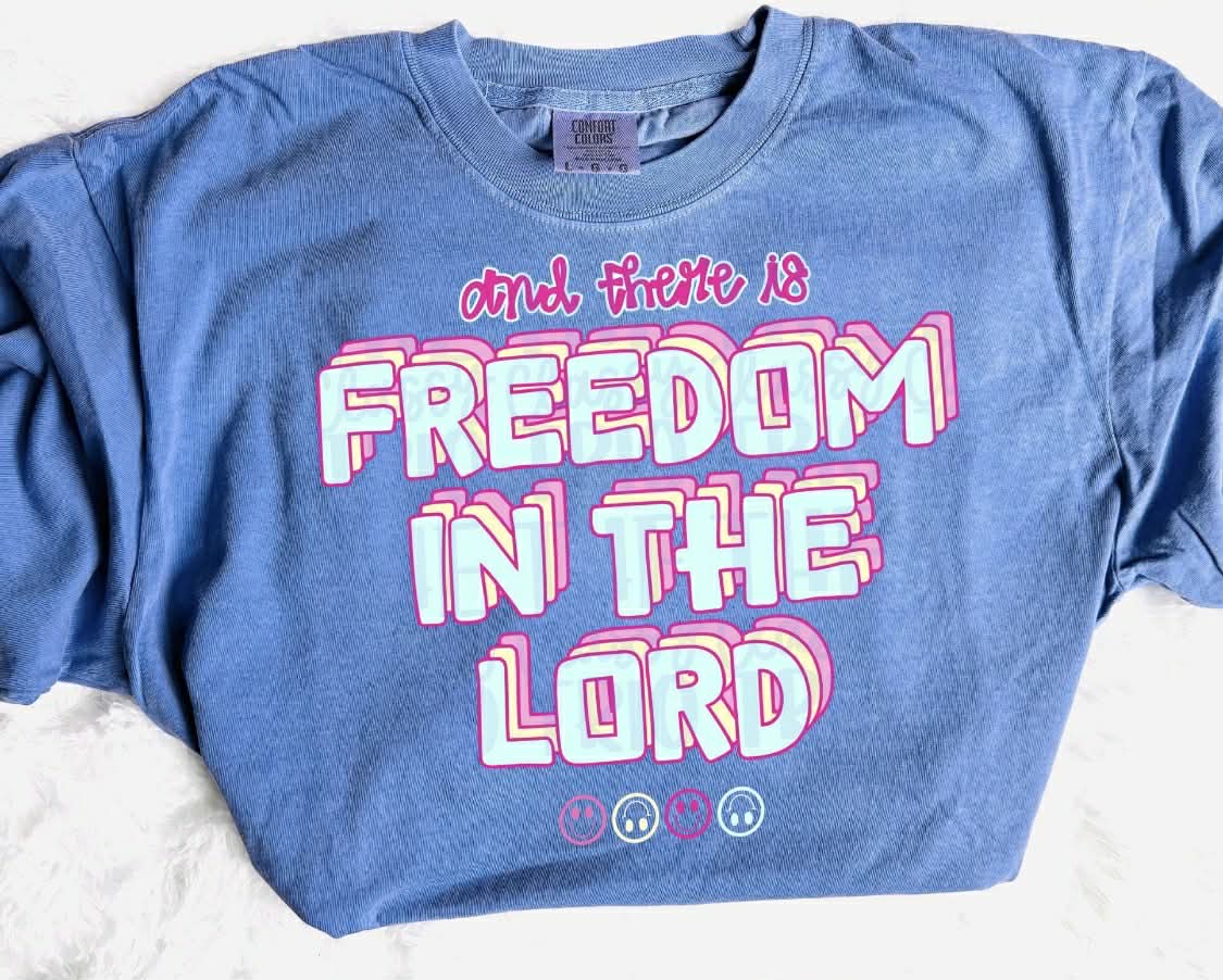 and there is freedom in the Lord- DTF Transfer
