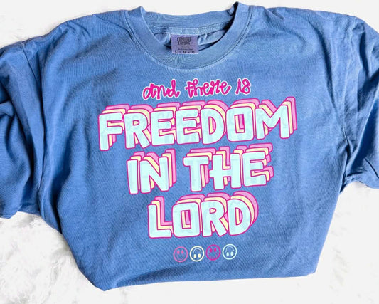 and there is freedom in the Lord- DTF Transfer