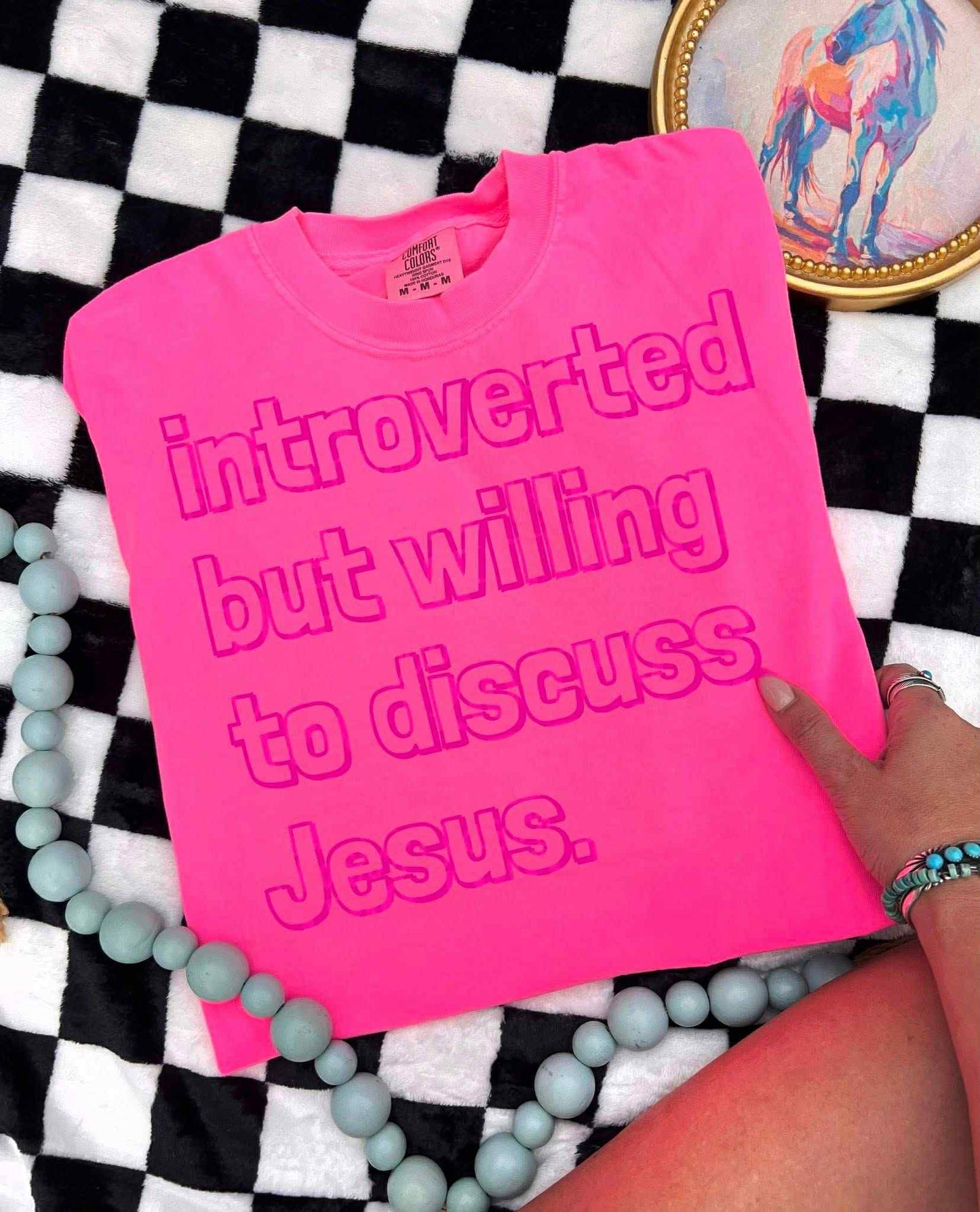 Introverted but willing to discuss Jesus- DTF Transfer