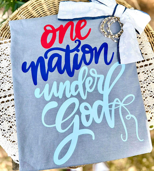 One Nation Under God- DTF Transfer