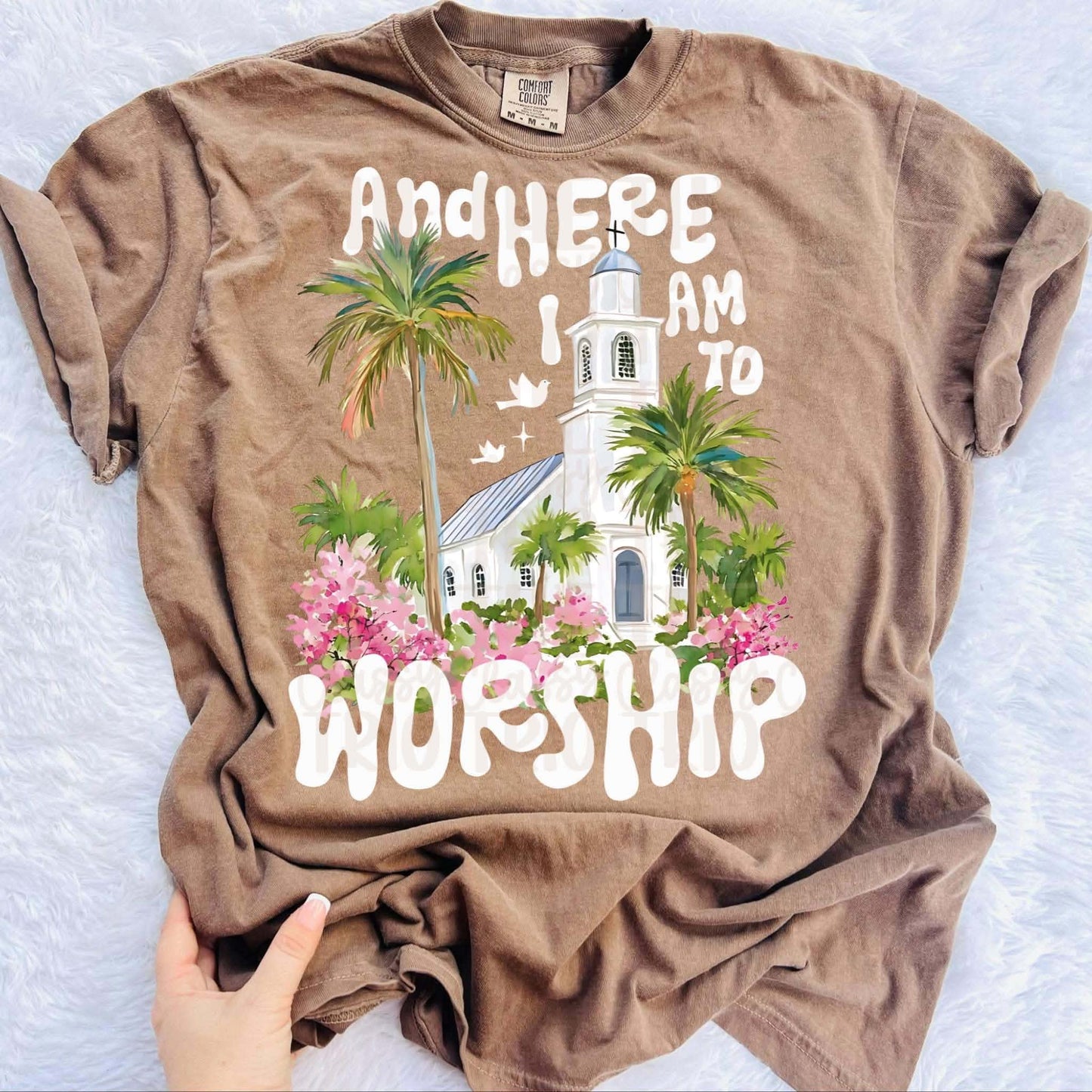 And here I am to worship- DTF Transfer