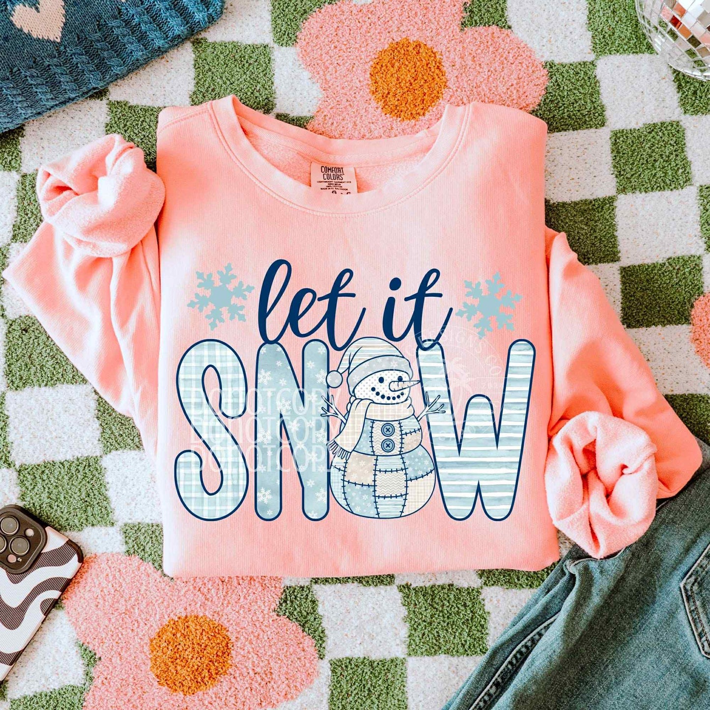 Let it snow- DTF Transfer