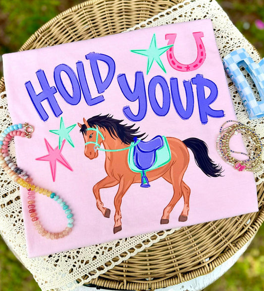 Hold your horses- DTF Transfer