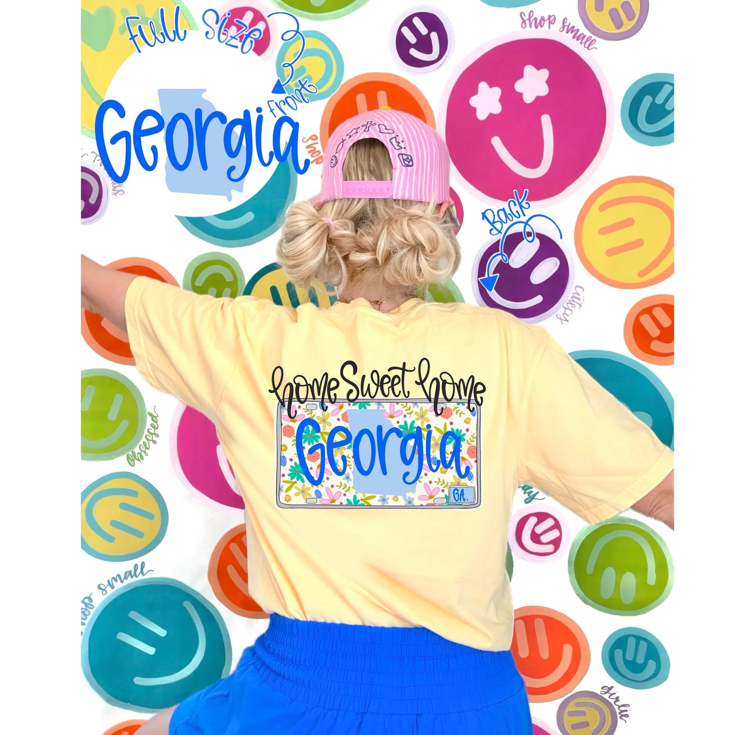 Home Sweet Home Georgia SET-DTF Transfer