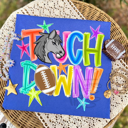 Touchdown Mustang Bronco - DTF Transfer