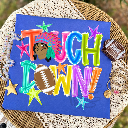 Touchdown Indians - DTF Transfer