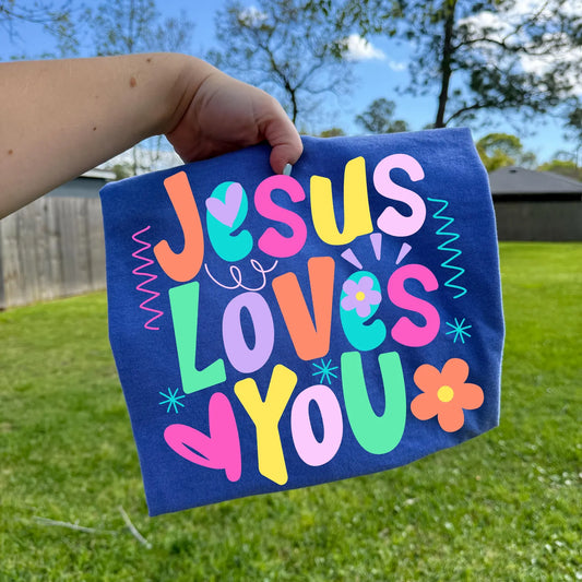 Jesus Loves You - DTF Transfer