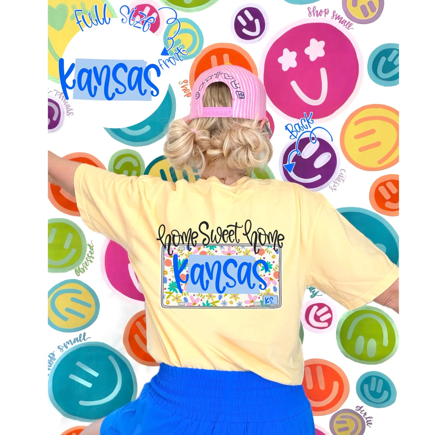 Home Sweet Home Kansas SET-DTF Transfer