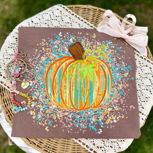 Pumpkin Splatter- DTF Transfer