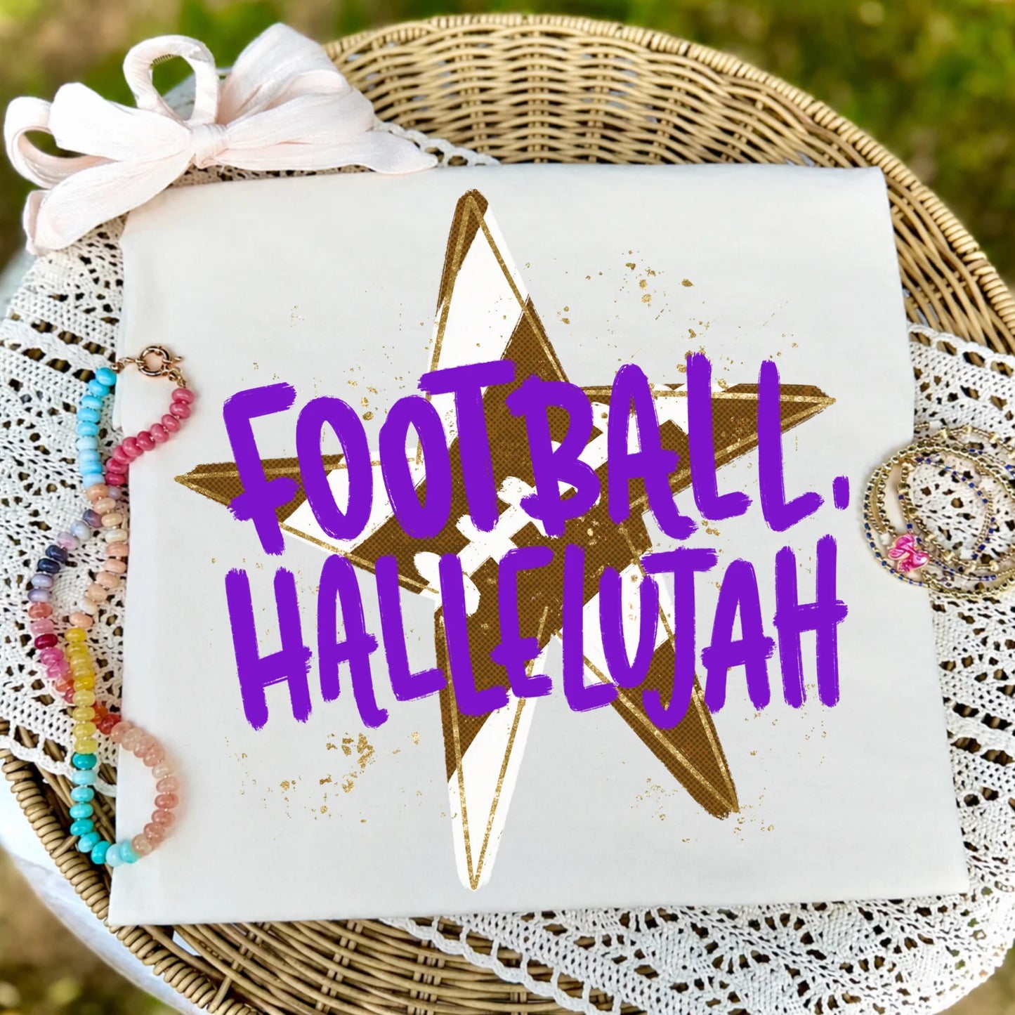 Football Hallelujah Purple - DTF Transfer