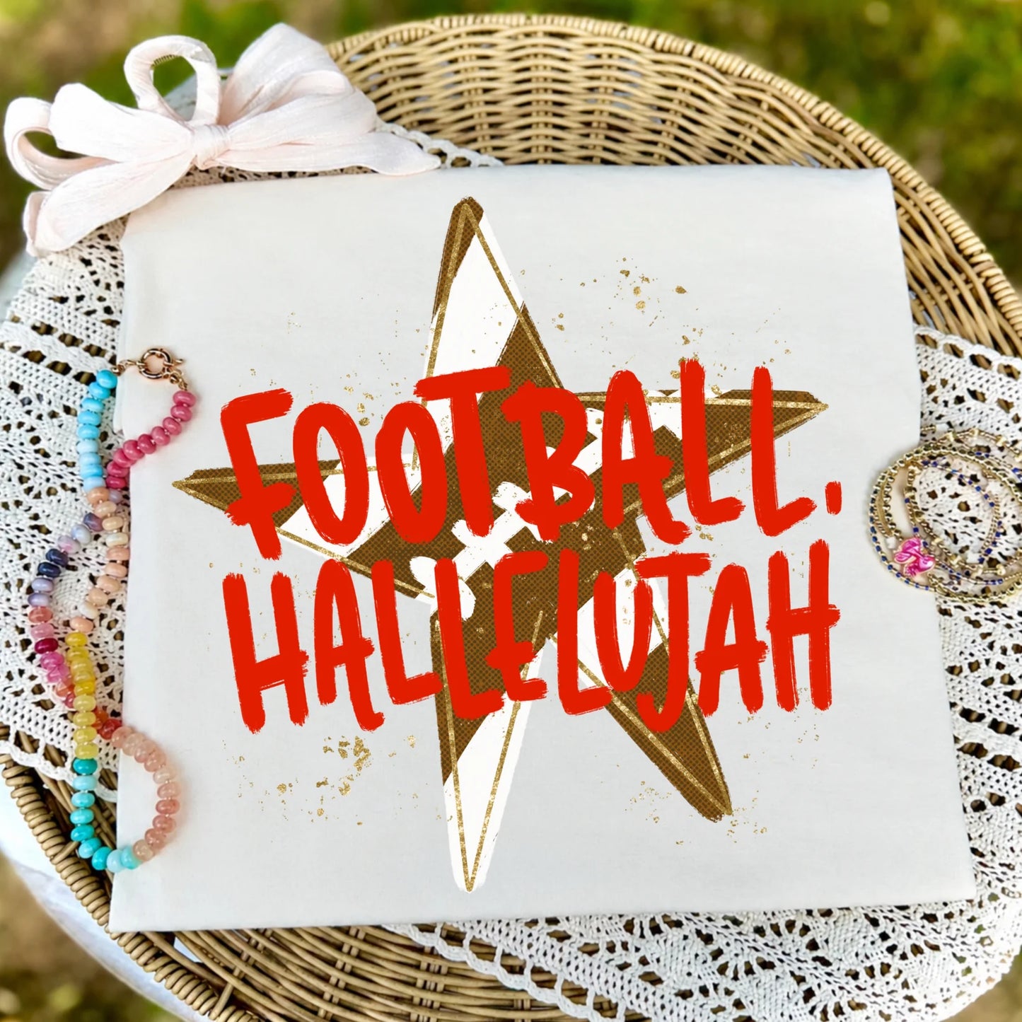 Football Hallelujah Red - DTF Transfer