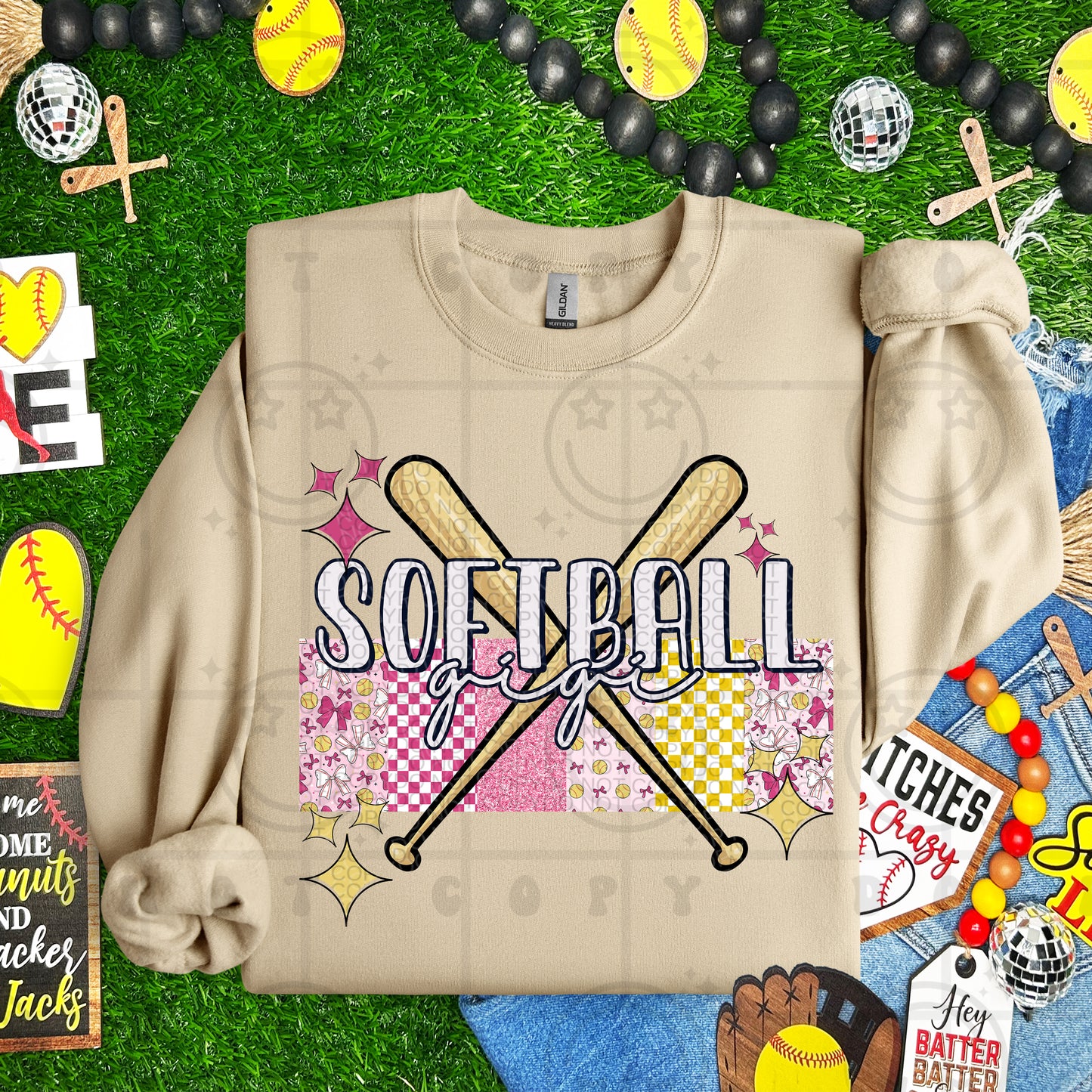 Softball Names-DTF Transfer