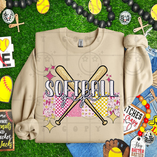 Softball Gigi-Sweatshirt/Gildan