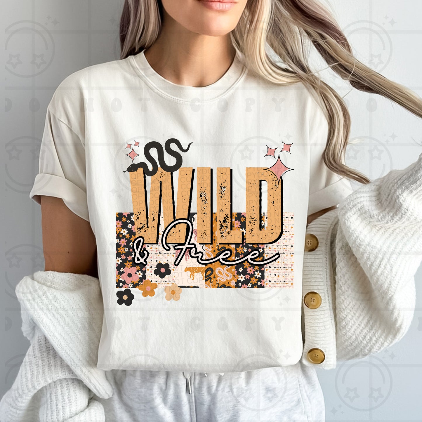 Wild & free-DTF Transfer